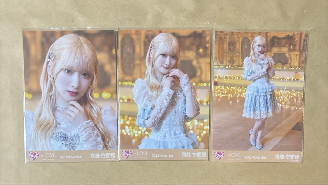 齋藤樹愛羅 ラストノートしか知らない 歌唱衣装 コンプ 生写真