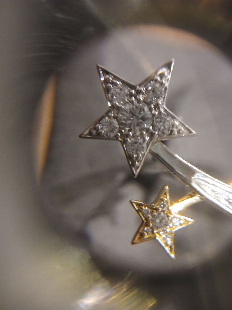 年越しSALE　ココ　シャネル　コメットリング　レア　美品　星　流星　ダイヤ