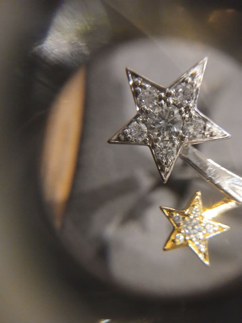 年越しSALE　ココ　シャネル　コメットリング　レア　美品　星　流星　ダイヤ