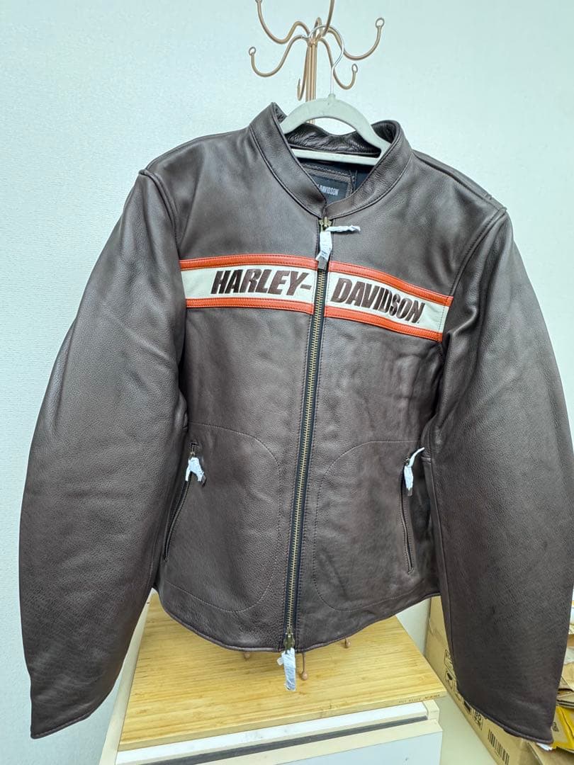 ハーレー正規品 ビクトリー・レーンIIレザージャケット メンズXL