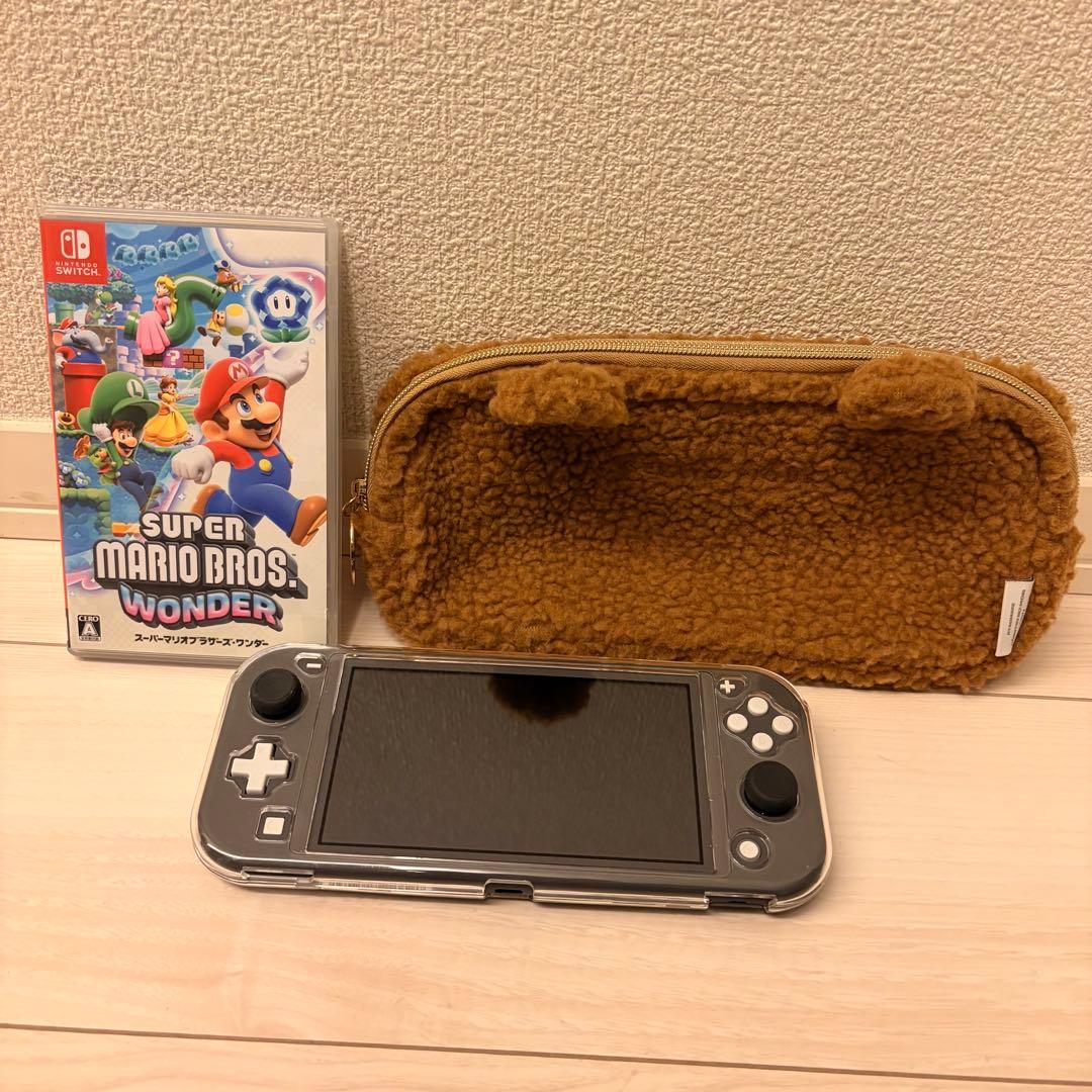 【美品】Nintendo Switch Lite マリオmicroSD256GB Nintendo Switch Lite 32GB, Mario + Rabbids Bundle, Japan Import