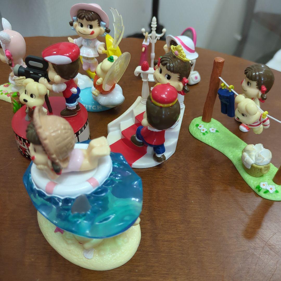 レトロ　ペコ&ポコストーリーシリーズ　フィギュア　ペコちゃん　10個