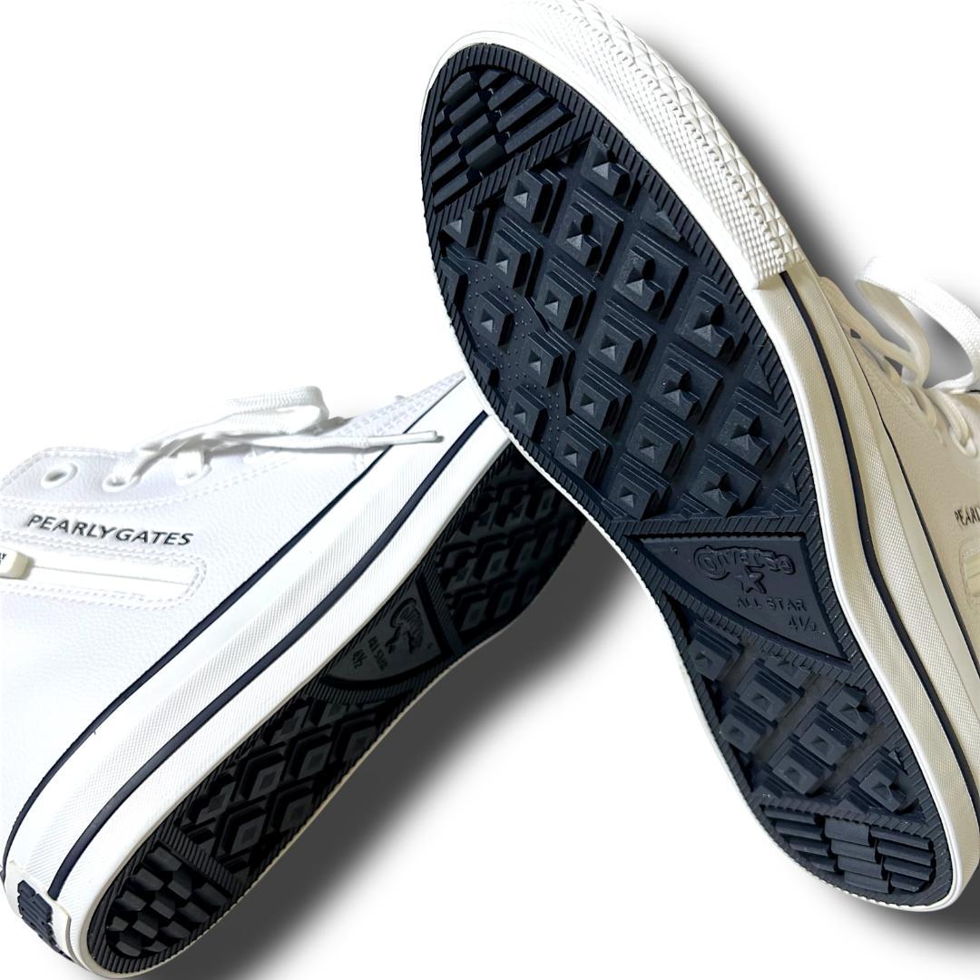 23cm パーリーゲイツ×コンバース 希少コラボ ゴルフシューズ