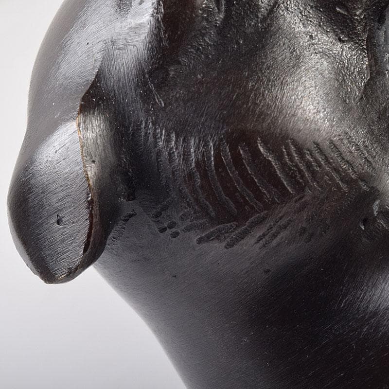 金工師 秀山作 鋳銅 戯れる子犬 置物 共箱 M R9214 - メルカリ