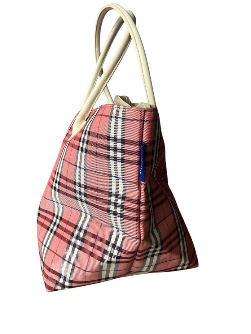 BURBRRY BLUE LAVEL ノバチェック 舟形トートバック - メルカリ