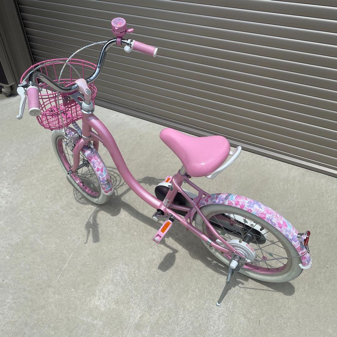 あさひ メゾピアノ自転車16インチ 補助輪、各書類全て有り