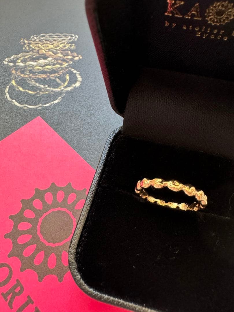 アトリエカオル KAORU ポンデリング10kピンクゴールド - メルカリ