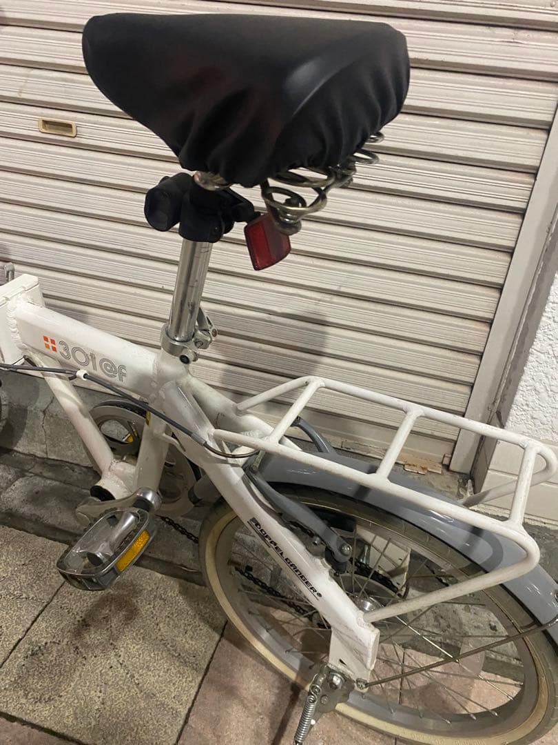 ドッペルギャンガー 20インチ 6段変速折り畳み自転車 301@F ホワイト