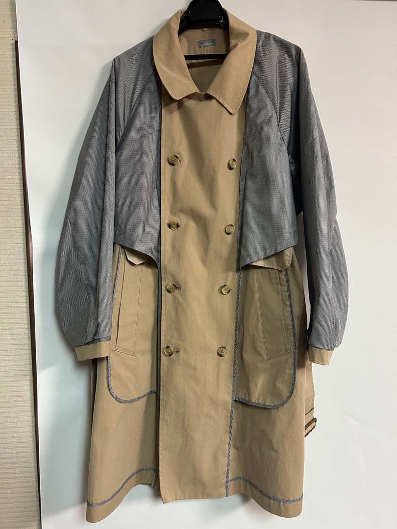 kolor トレンチコート サイズ2 ベージュ・グレー kolor（カラー）の「＜kolor（カラー）＞ トレンチコート