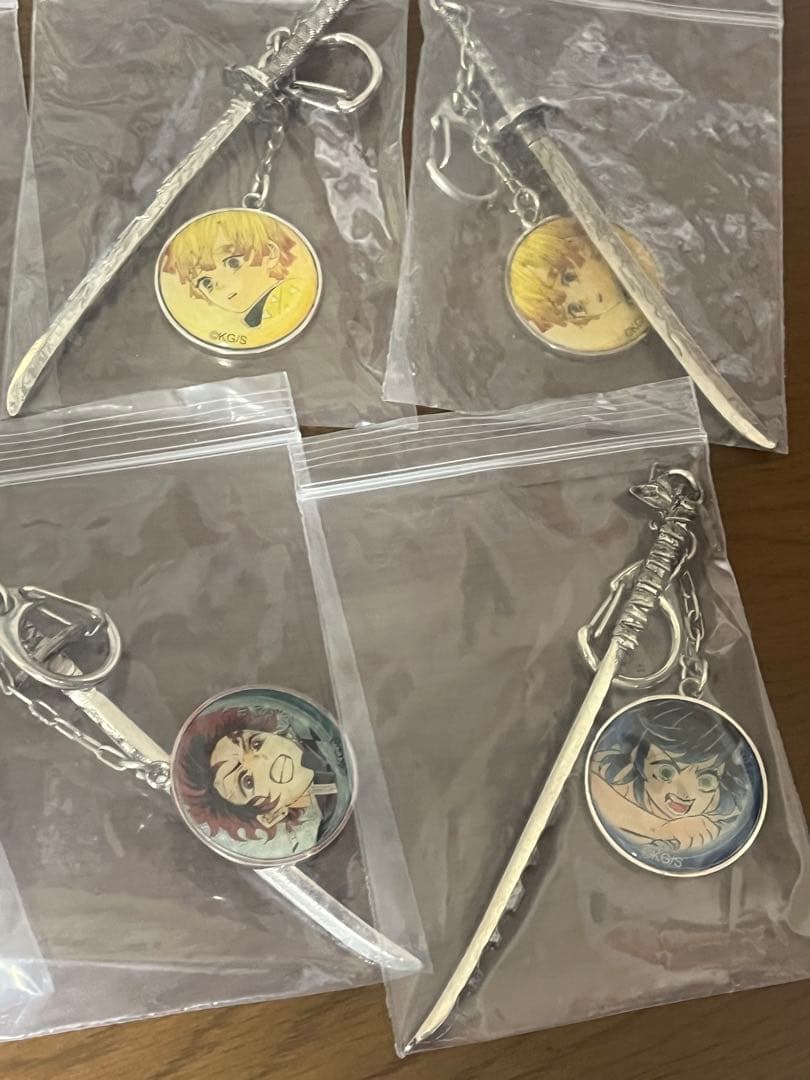 鬼滅の刃 コレクションチャーム ビッグ 日輪刀 メタルチャーム セット