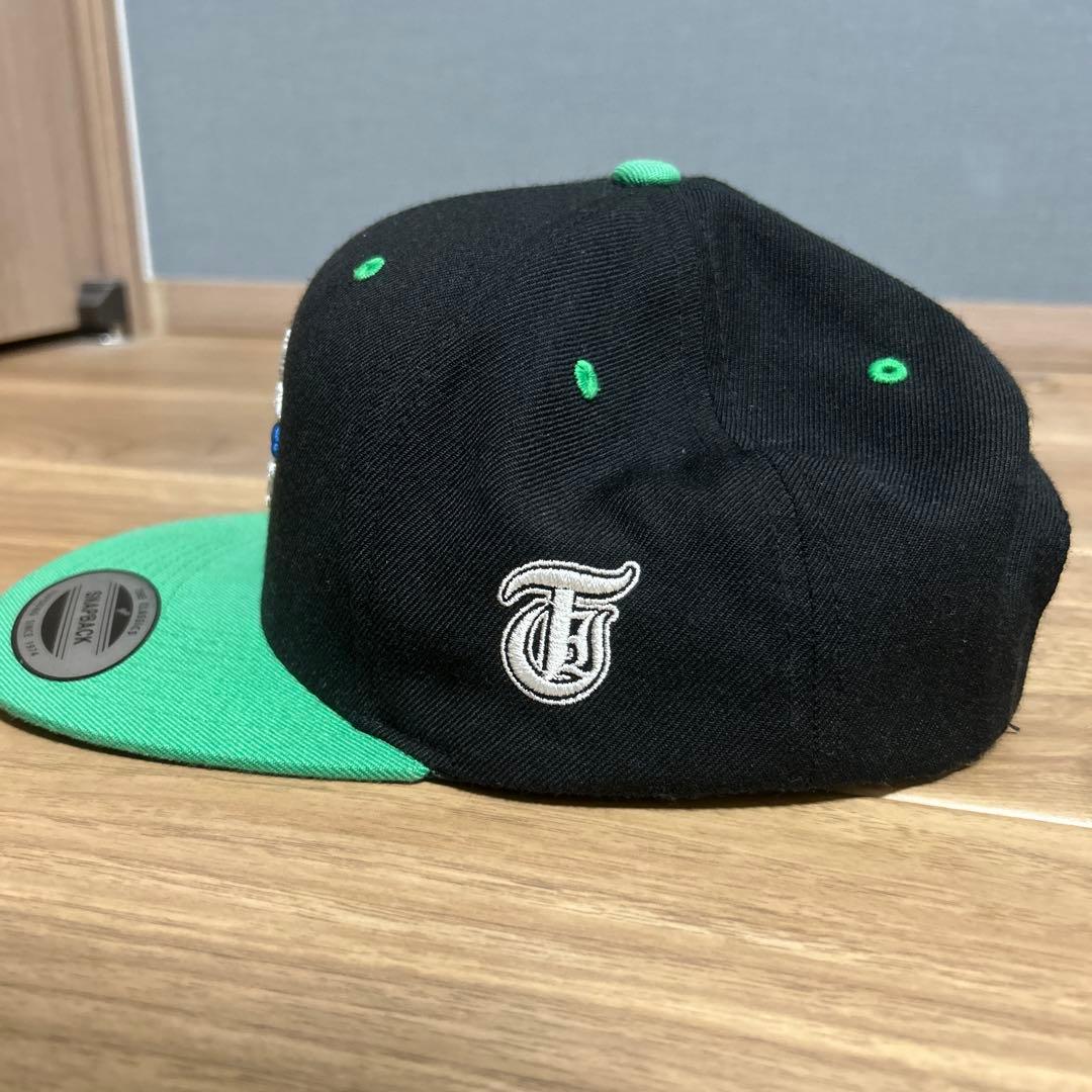 井上尚弥 後援会 キャップ ブラック×ライトグリーン - メルカリ