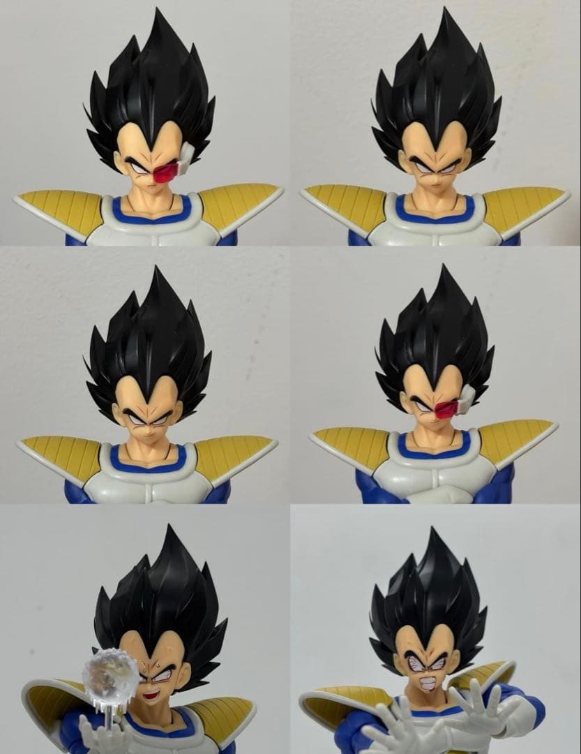 s.h.figuarts用 ベジータ カスタム品ヘッドパーツ