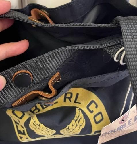 送料無料/新品未使用 DOUBLE RL トートバッグ BLACK - メルカリ