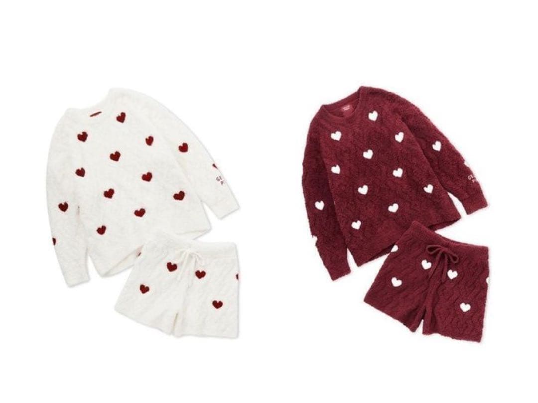 gelato pique ジェラートピケ ハートアラン 上下セット - メルカリ