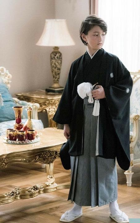 袴 男の子 【145】卒業式足袋・草履付キャサリンコテージ