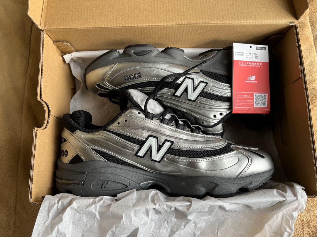 28.5cm ニューバランス M1000EGR シルバー ブラック