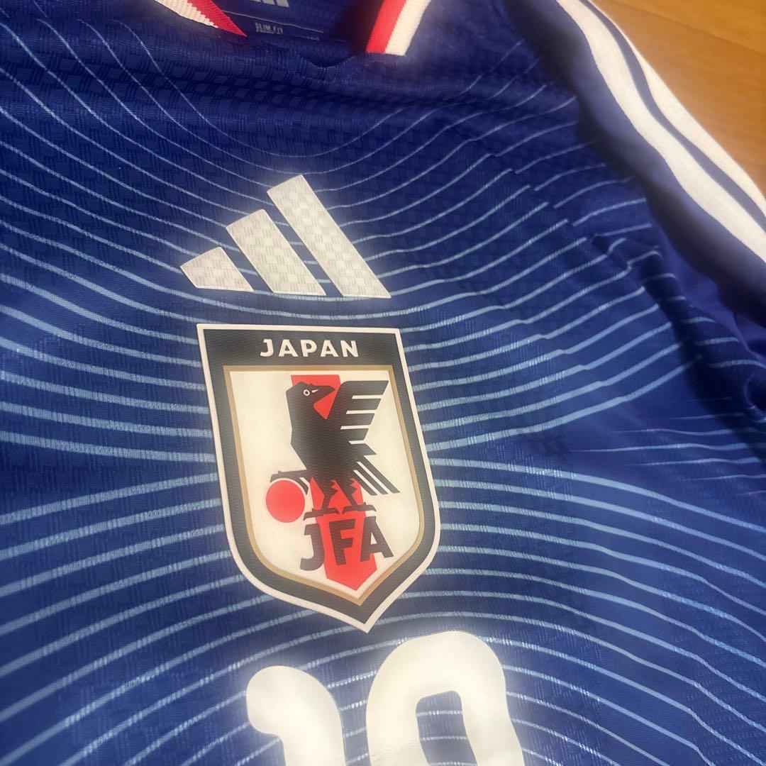 日本代表 オーセンティックユニフォーム 長袖 上田綺世#18 Lサイズ