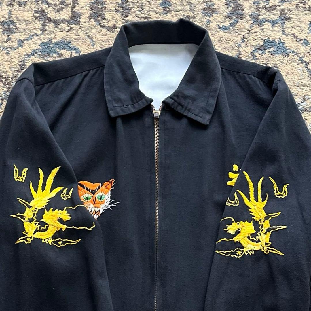 60s ベトジャン スーベニアジャケット 刺繍 ヴィンテージ オリジナル