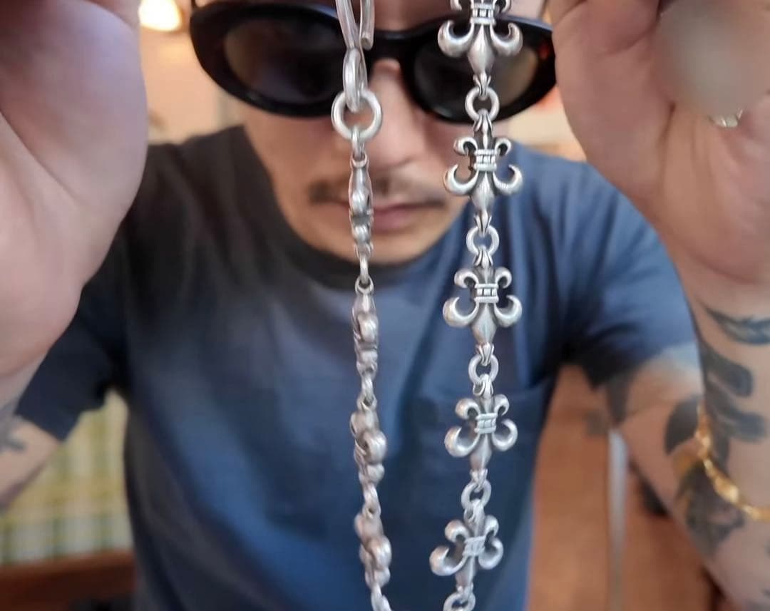 オモシーチャンネル タトゥースタジオヤマダ ウォレットチェーン 山田