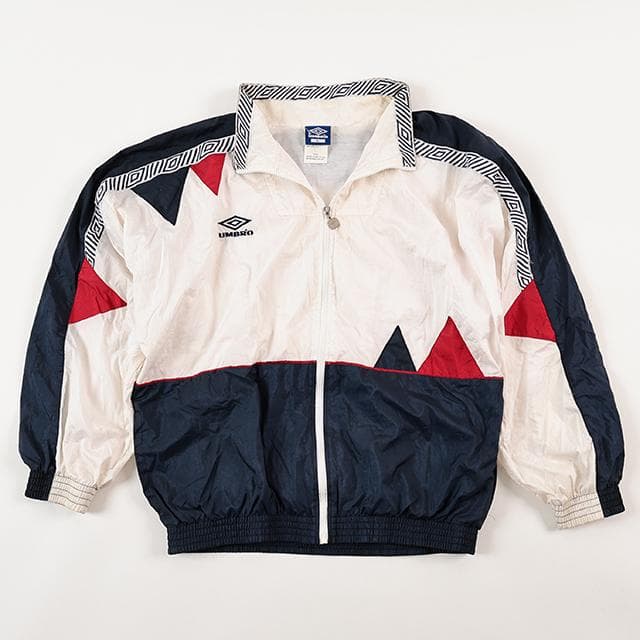希少 90s アンブロ イングランド代表 ナイロンジャケット Lサイズ