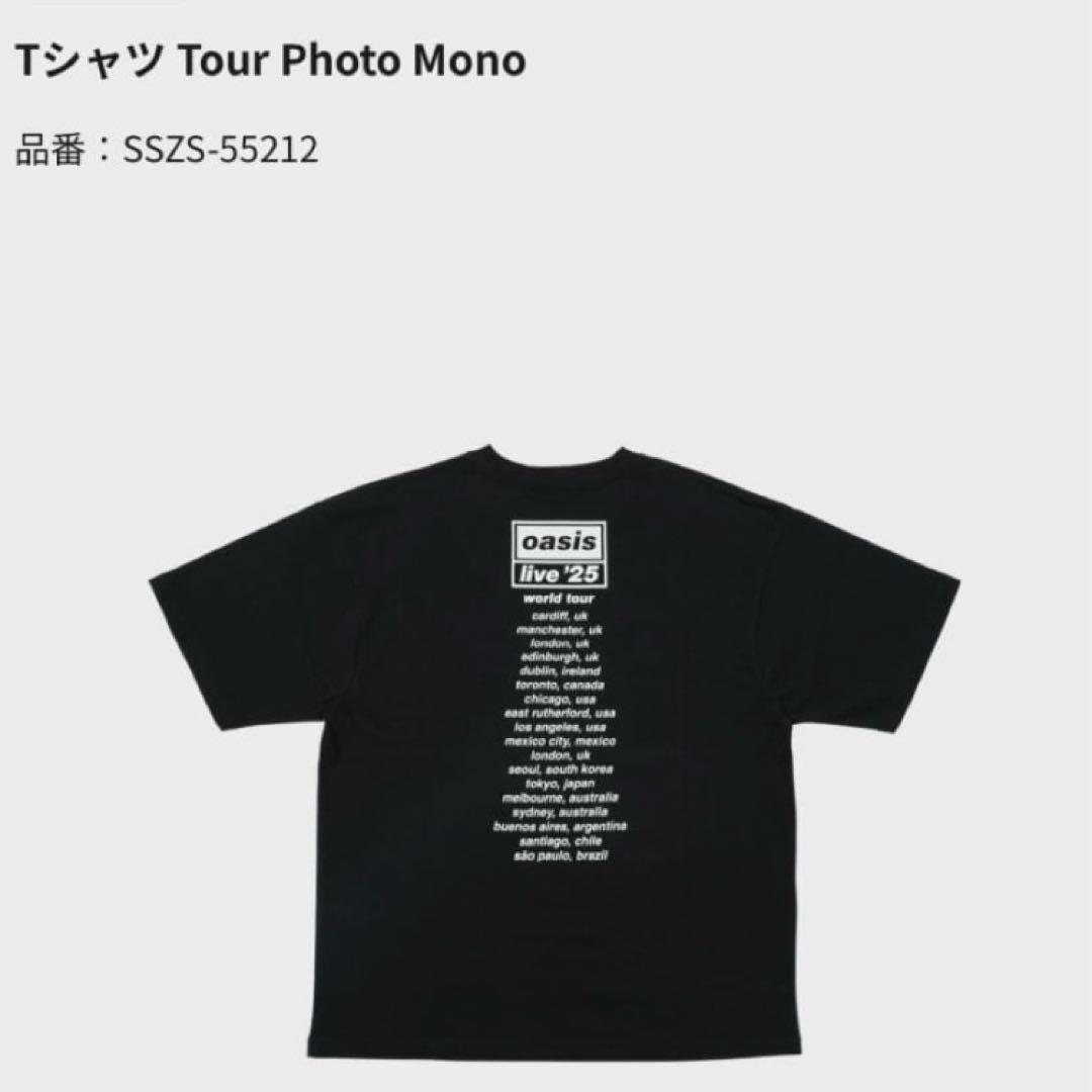 完売品・新品★オアシス★oasis★ Tシャツ Tour Photo Mono