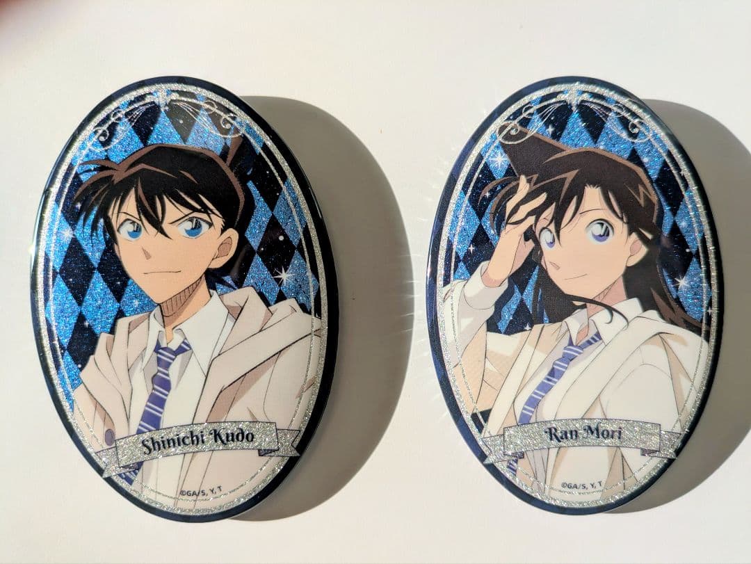 名探偵コナン 中国限定 永遠の一瞬 缶バッジ 工藤新一 毛利蘭 - メルカリ