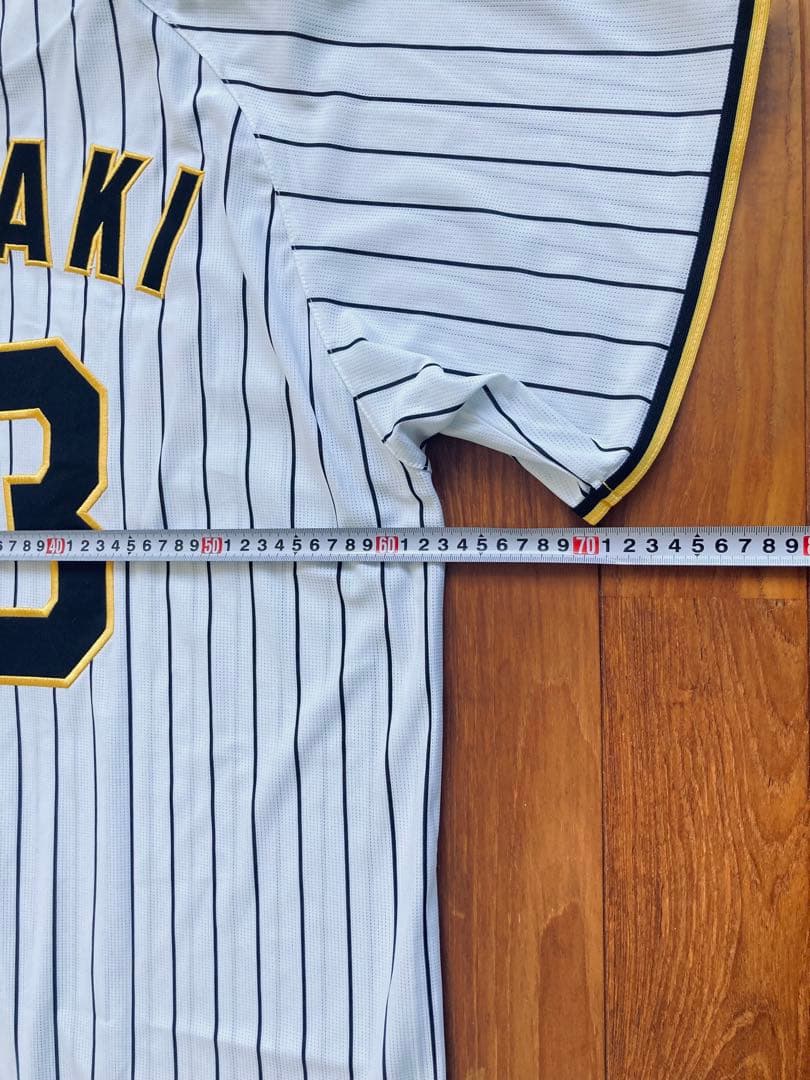 ミズノ 阪神タイガース ユニフォーム 岩崎優 ホーム XOサイズ 刺繍