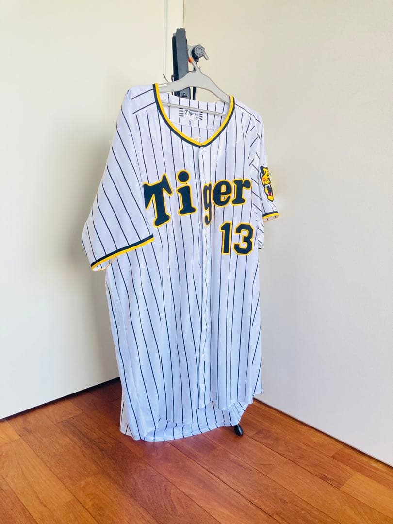ミズノ 阪神タイガース ユニフォーム 岩崎優 ホーム XOサイズ 刺繍