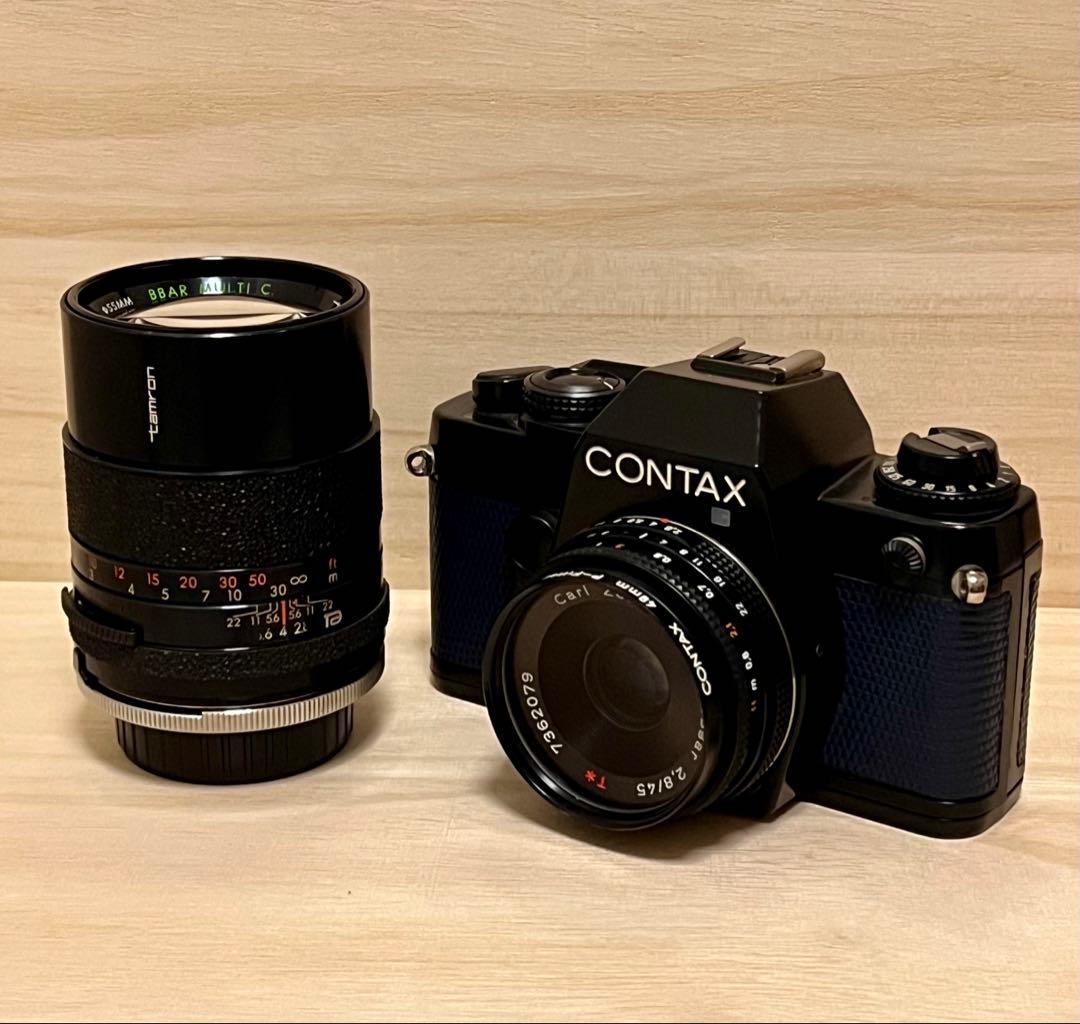 CONTAX 139 QUARTZ カメラ レンズ45mm 135mm 2本