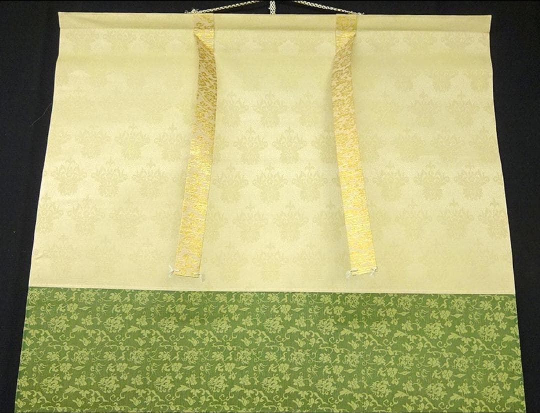 真作】掛軸 三浦大幹『竹に雀図』絹本 肉筆 共箱付 掛け軸 w053019