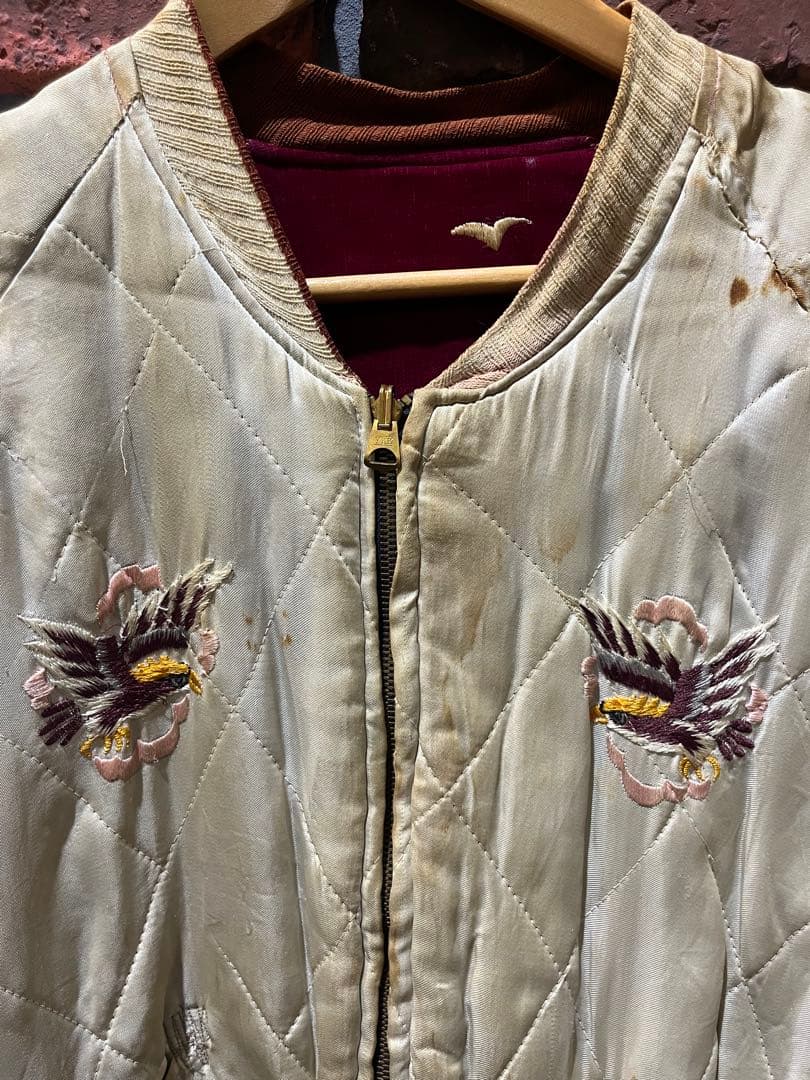 スペシャル 50s スカジャン 別珍 五重塔 富士山 オリジナル - メルカリ