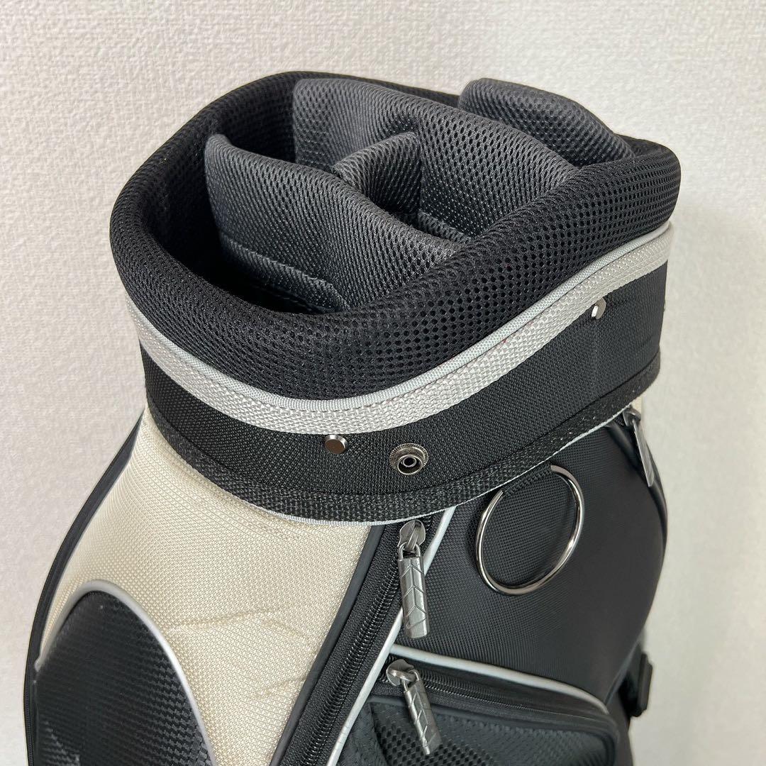 希少 NIKEナイキ キャディバッグブラックシルバー 6分割 9型 ゴルフ