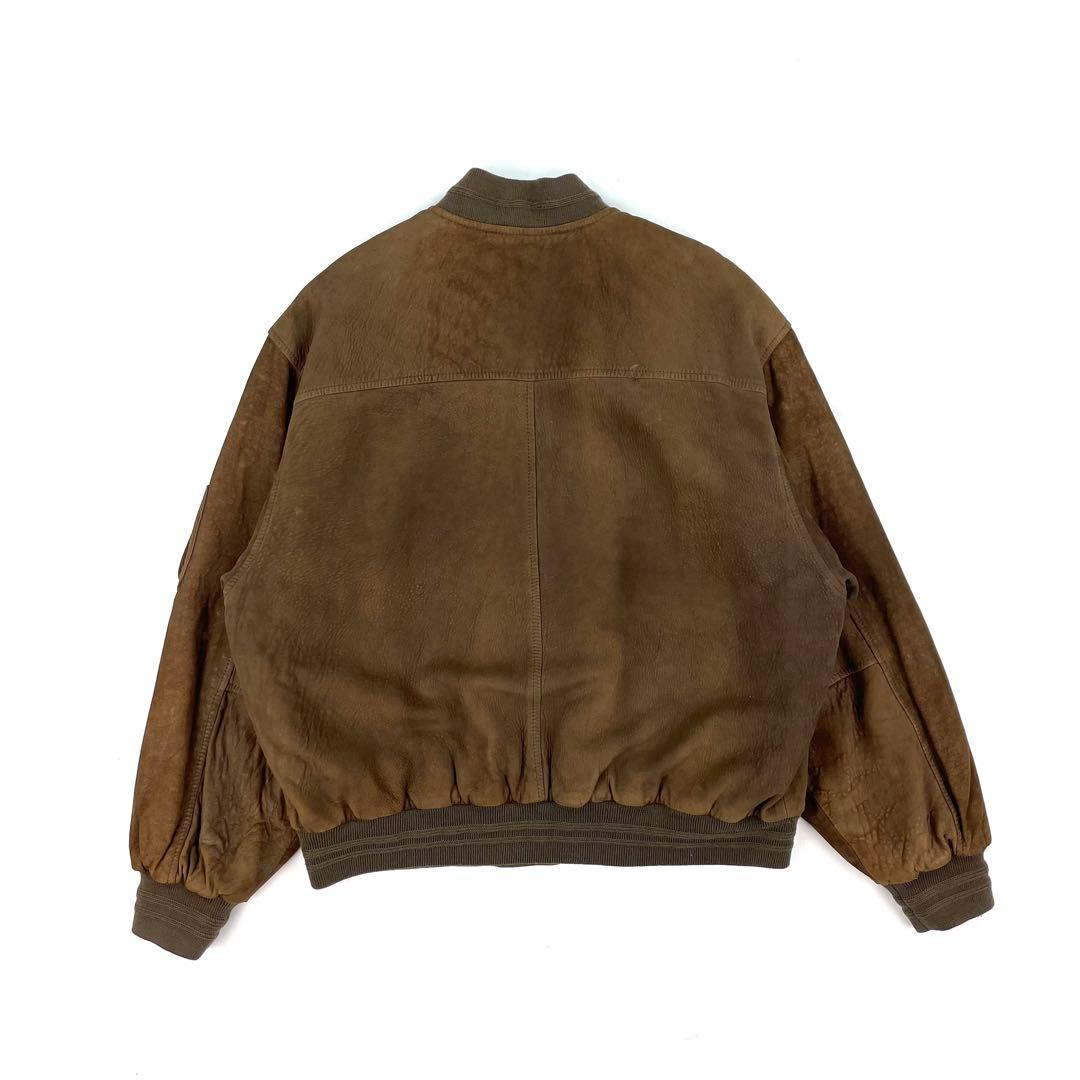 至高フランス製】 80s Wind Armor MA-1 レザージャケット - メルカリ