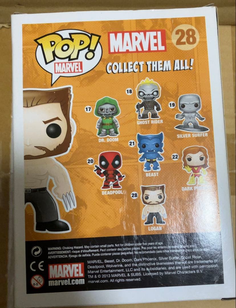 ファンコ Funko Pop! ローガン フィギュアMarvel ウルヴァリン