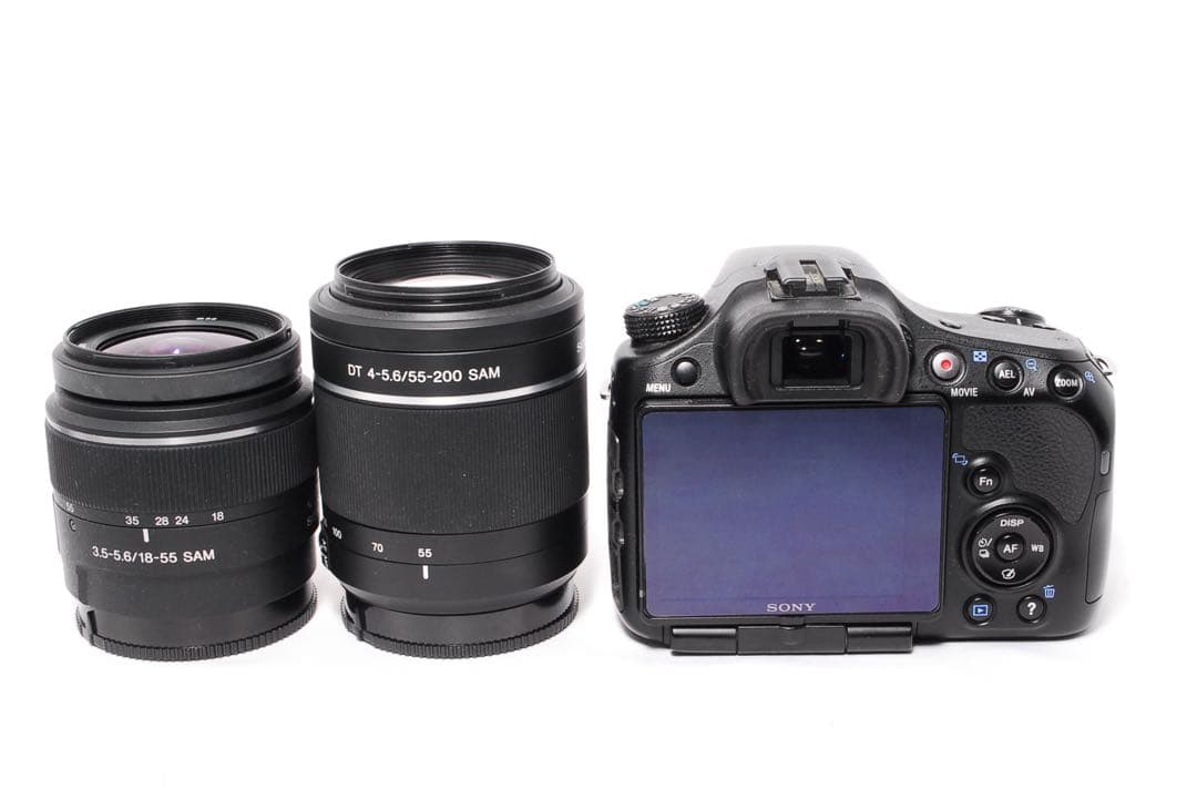 すぐ使える◇SONY α57◇Wレンズセット◇一眼レフカメラ◇スマホ転送