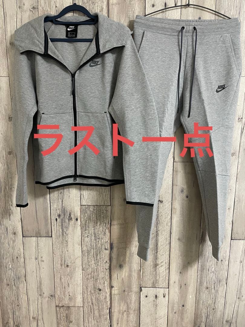 メンズS グレー 2019 テックフリース セットアップ ナイキ 廃盤 黒タグ