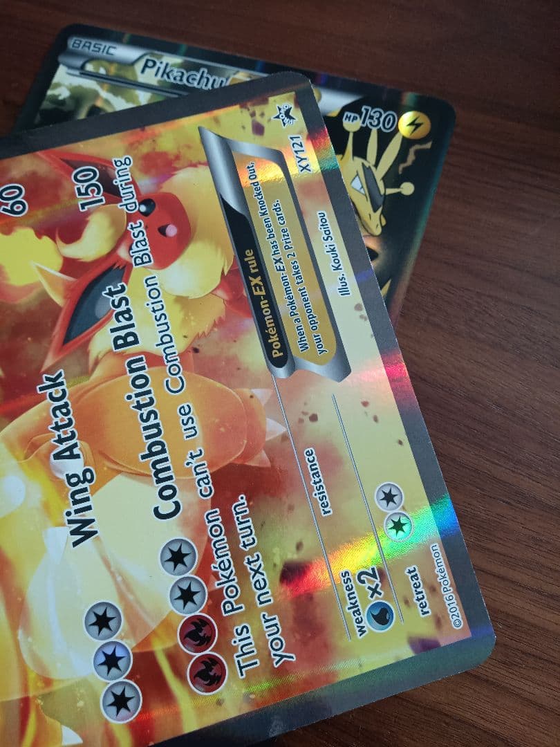 ジャンボカード ピカチュウex リザードンex 英語版各1枚 - メルカリ