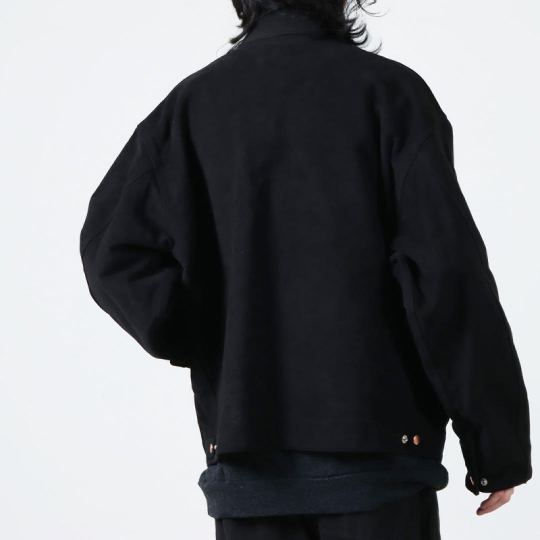 24a/w comoli モールスキンジップショートジャケット サイズ3 新品
