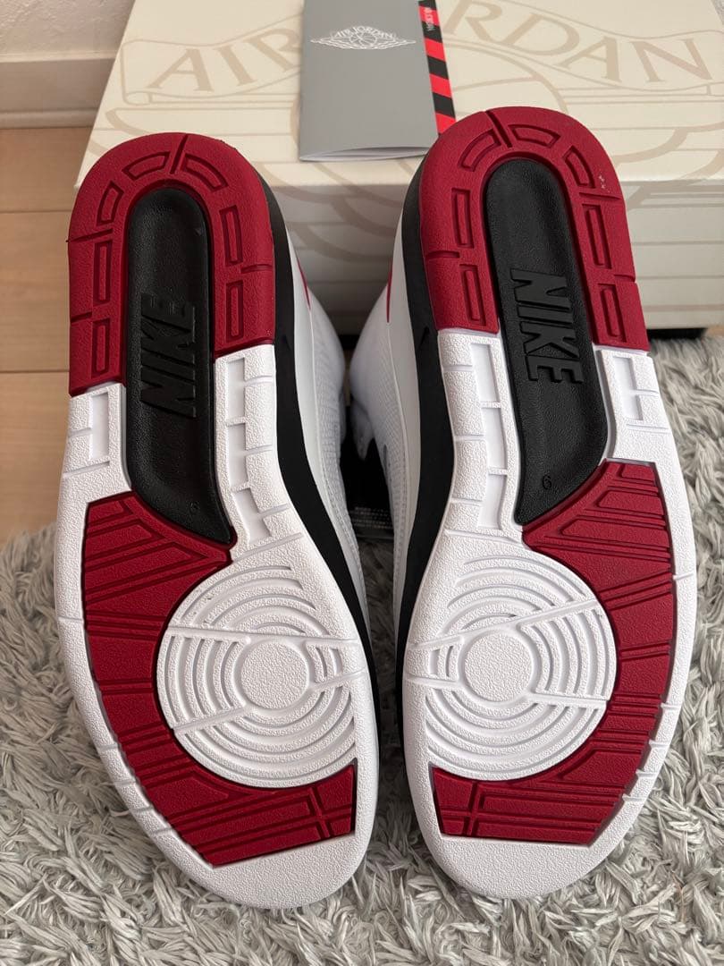 新品タグ付27cm☆即発送】NIKEエアジョーダン2 OG ホワイト/レッド