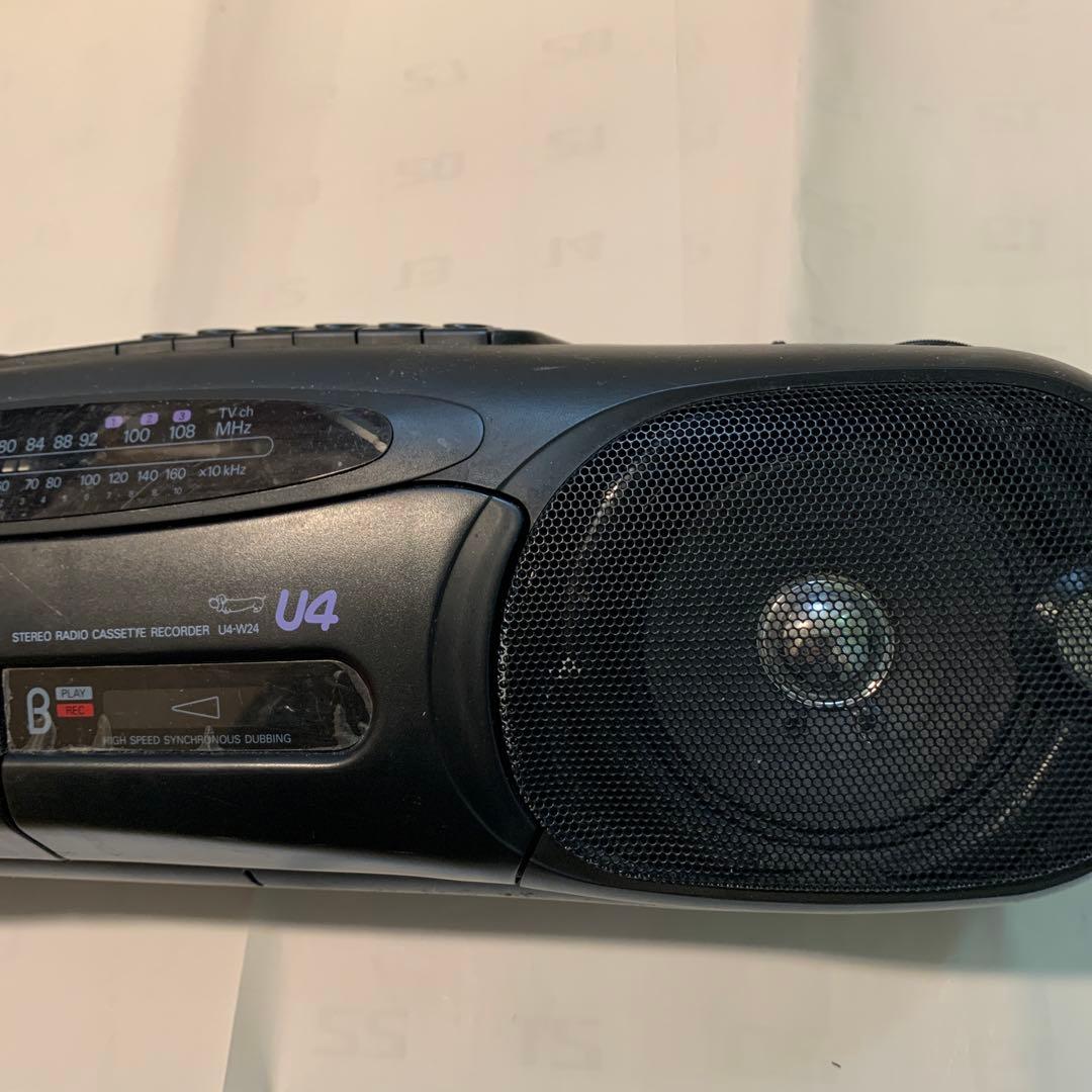 ラジカセ(W)/SANYO U4-W24【ジャンク】 - メルカリ