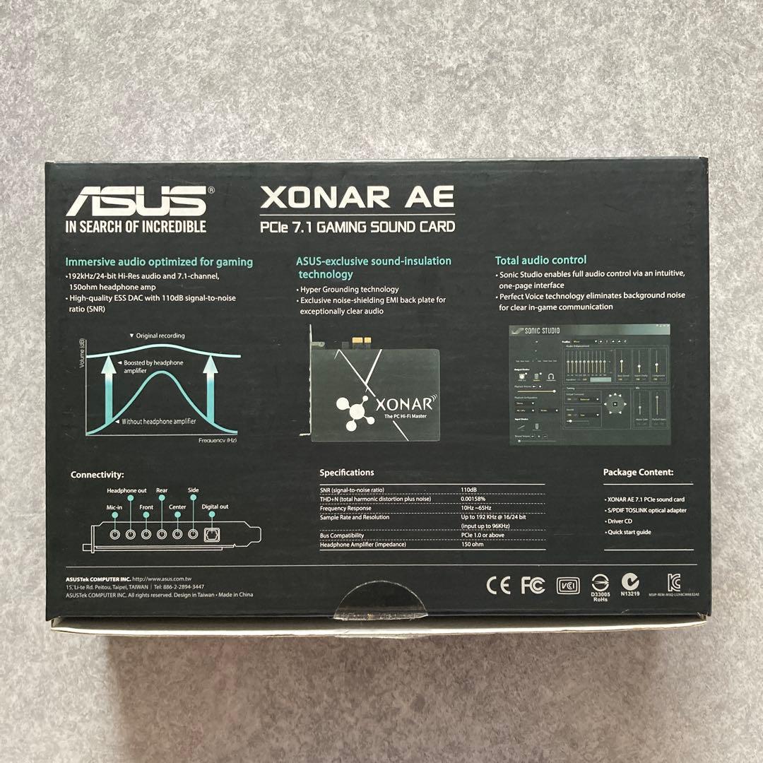 ジャンク ASUS XONAR AE ゲーミングサウンドカード - メルカリ