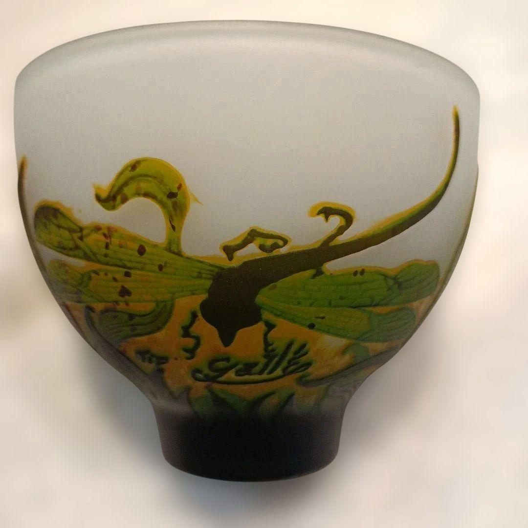 エミール・ガレ tipガレ 茶碗 ボンボニエール トンボ - メルカリ