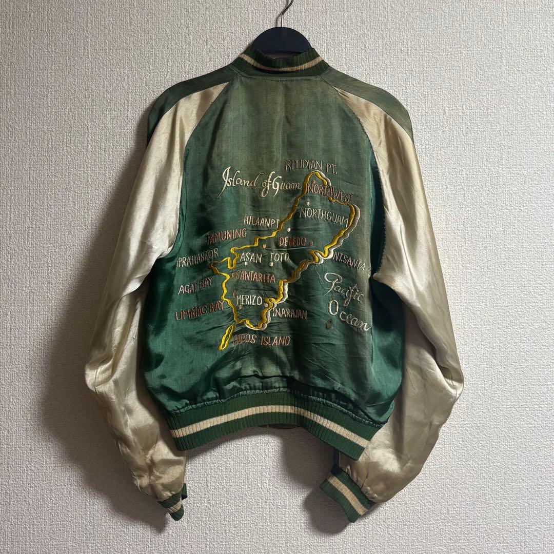 スペシャル 50s スカジャン 中綿無し フェード 両A面 ビッグサイズ