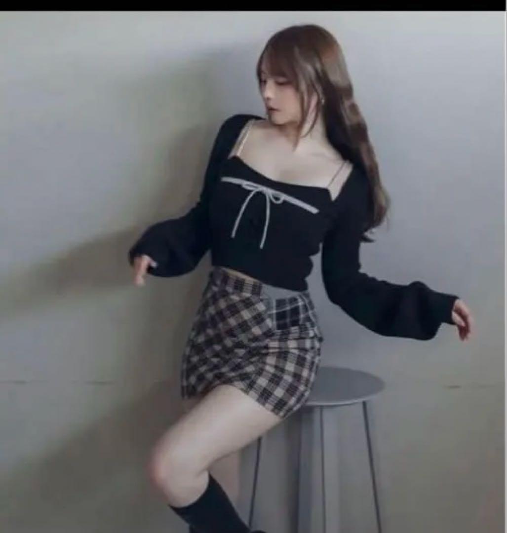 Andmary Natalie ribbon set 大阪ポップアップ新品黒 - メルカリ