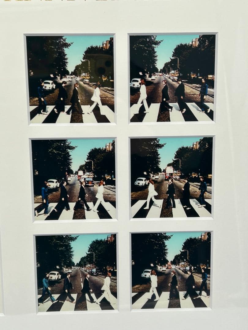 専用 ビートルズ Abbey Road 30周年記念 額装アート アビイロード