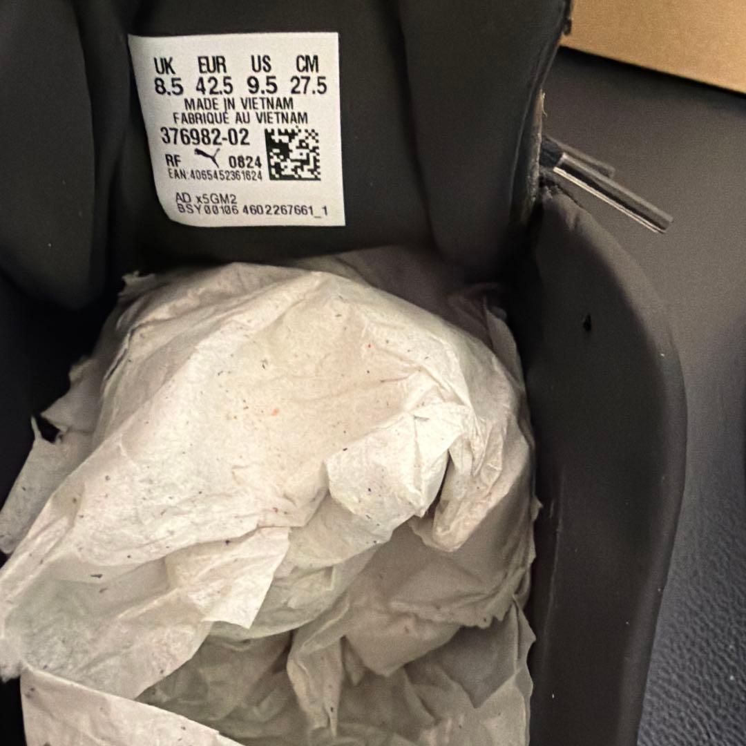 プーマ ゴルフシューズ 黒　27.5cm 新品 スパイクレス PUMA