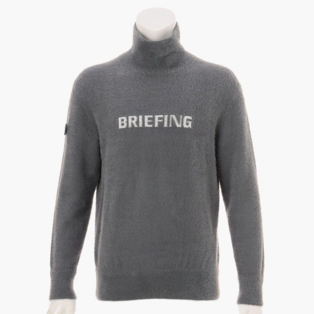 新品　BRIEFING SHAGGY LOGO TURTLENECK KNIT BRIEFING｜ウィメンズ シャギー ロゴ タートルネックニット | Rakuten