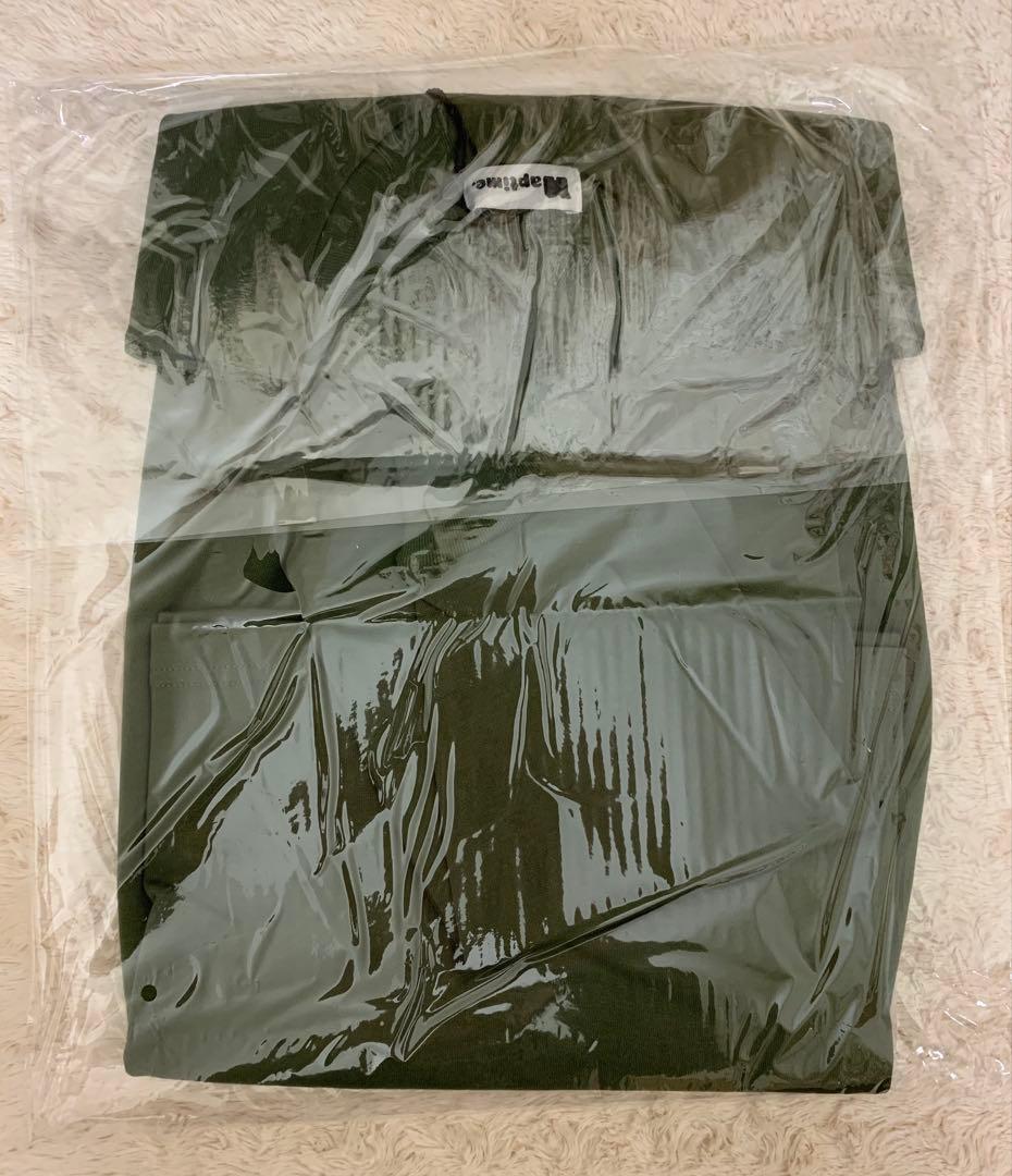 Naptime. フォトプリントプルオーバーカットソー KHAKI 【S】