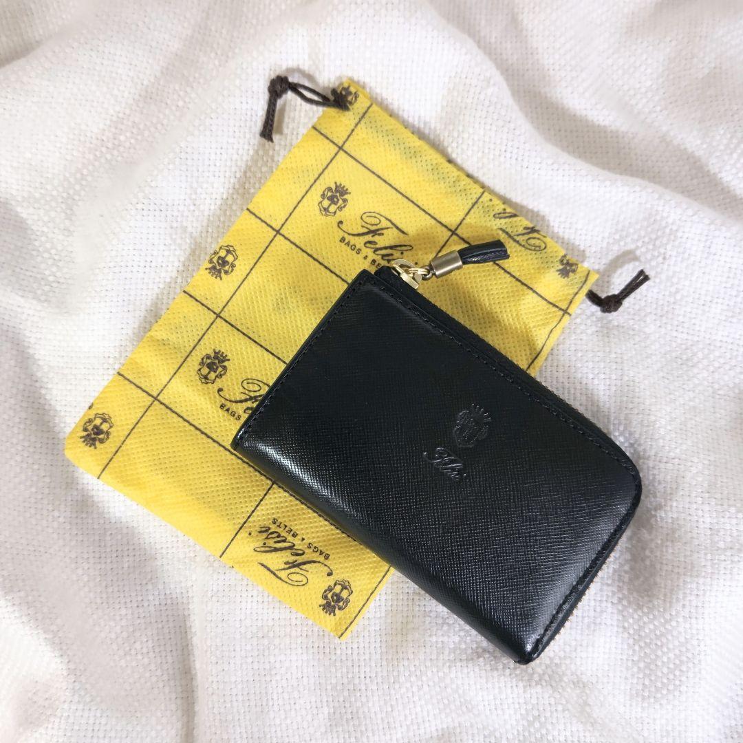 フェリージFelisiサフィアーノレザーキーケース黒ブラック【965/1】 フェリージ Felisi 正規品1年保証 キーケース メンズ レディース