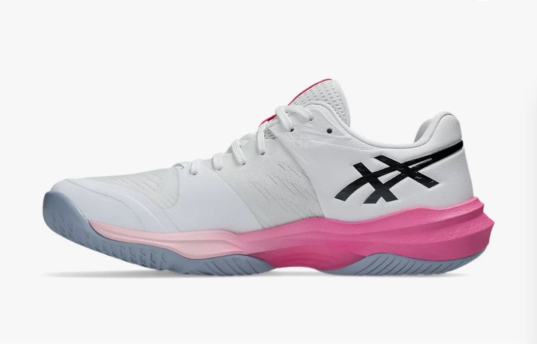 asicsスカイエリートff3 ホワイト/ドラゴンフルーツ　ピンク　26.5cm